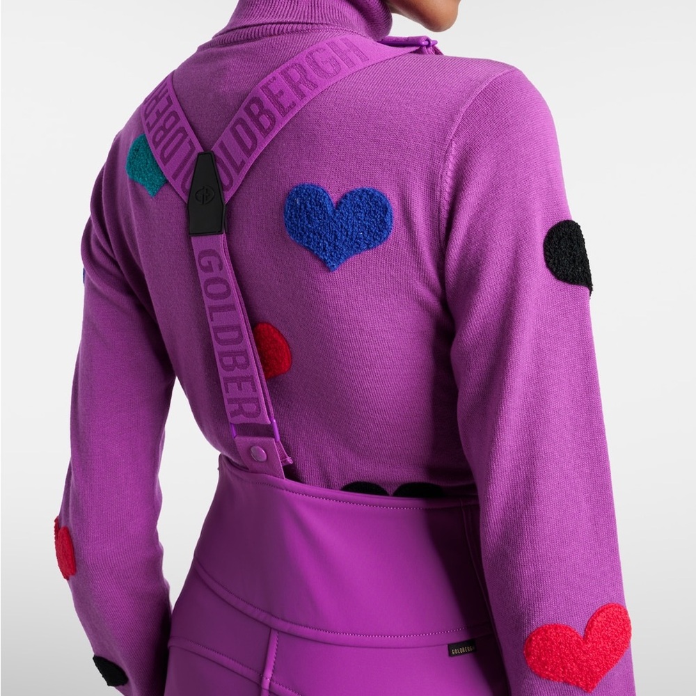 GOLDBERGH High End Ski Salopettes in Purple - Picture 5 of 14